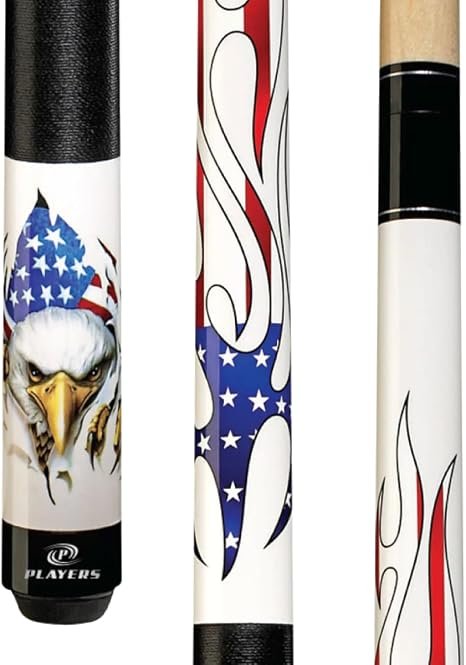 Players D-PEG Patriotic Eagle Pool Cue